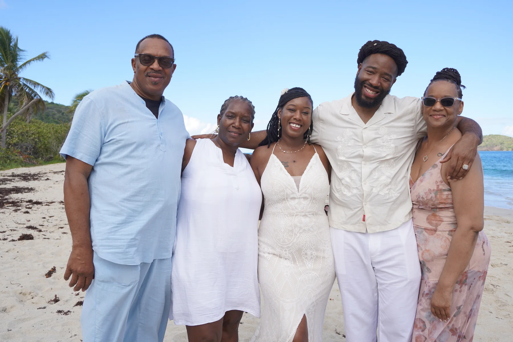 Wedding family group portrait